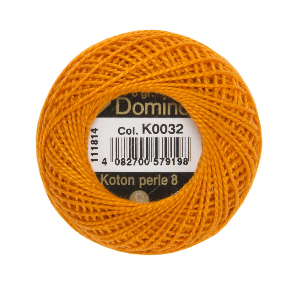 Domino Koton Perle 8gr Turuncu No:8 Nakış İpliği - K0032